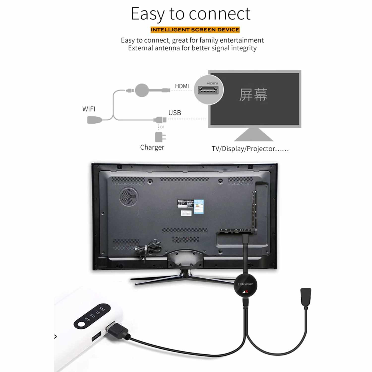 MIRASCREEN G7 Plus Wireless Display Dongle