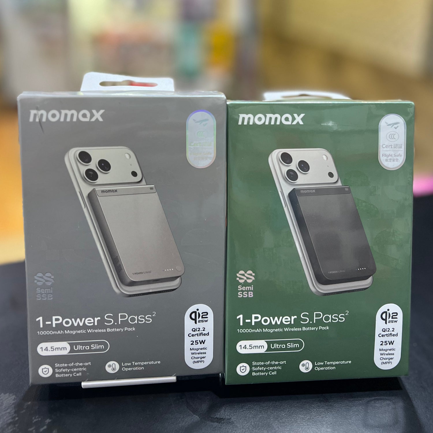 MOMAX 1-Power S.Pass² Magnetic Wireless Power Bank Qi 2.2 25W (CCC)