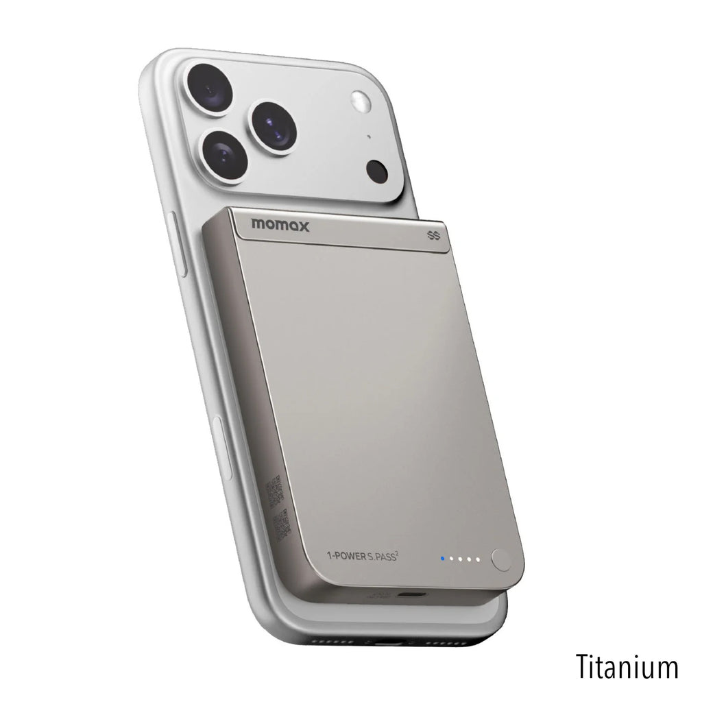 MOMAX 1-Power S.Pass² Magnetic Wireless Power Bank Qi 2.2 25W (CCC)