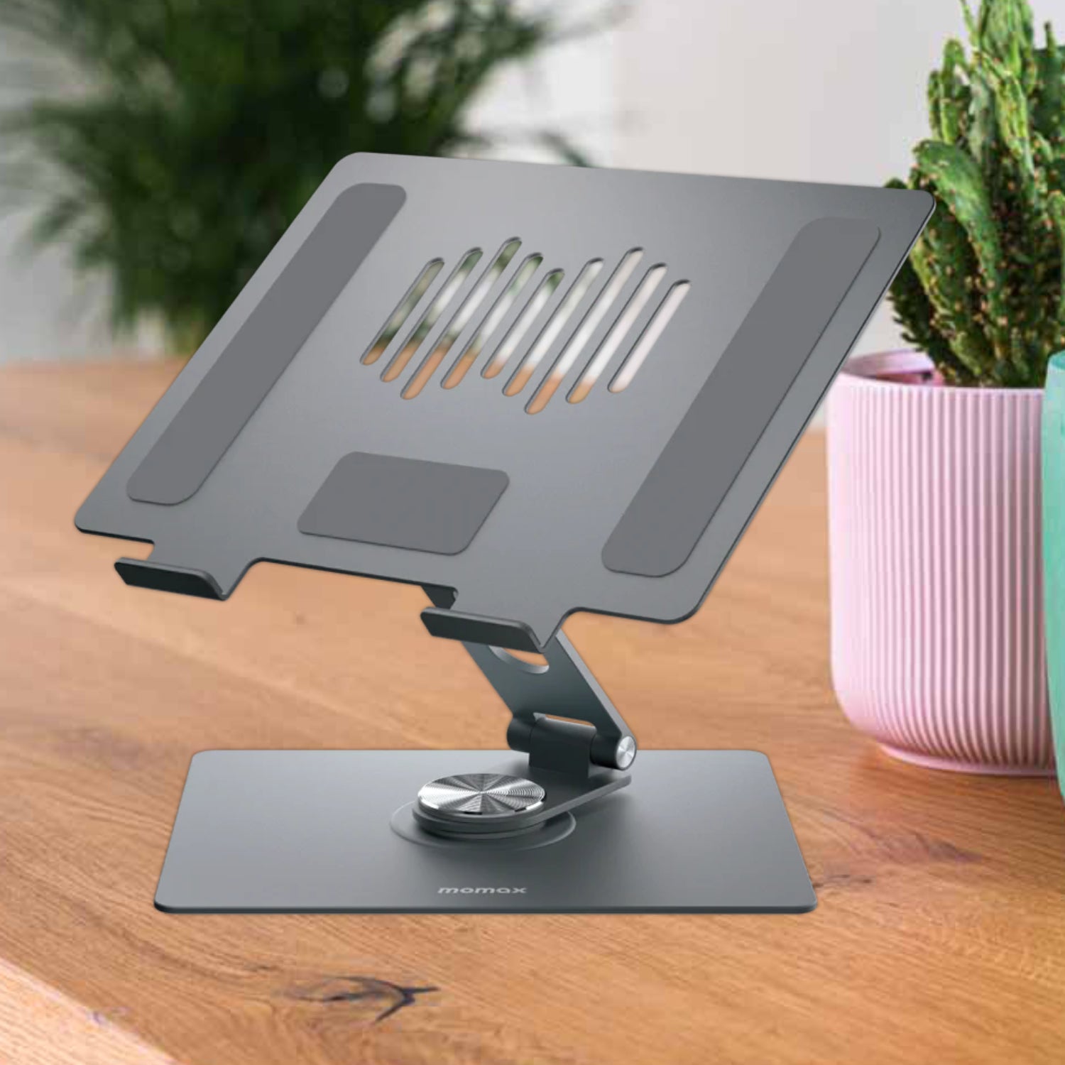 MOMAX Fold Stand Rotatable Tablet & Laptop Stand
