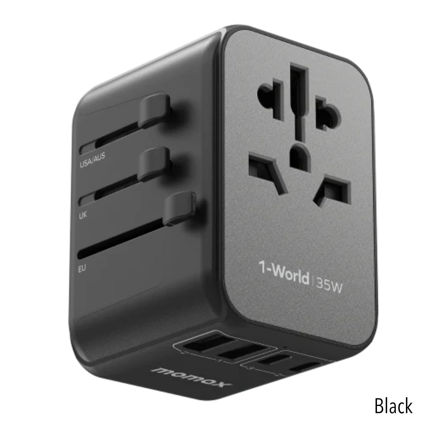 MOMAX 1-World 35W Traveller Adapter