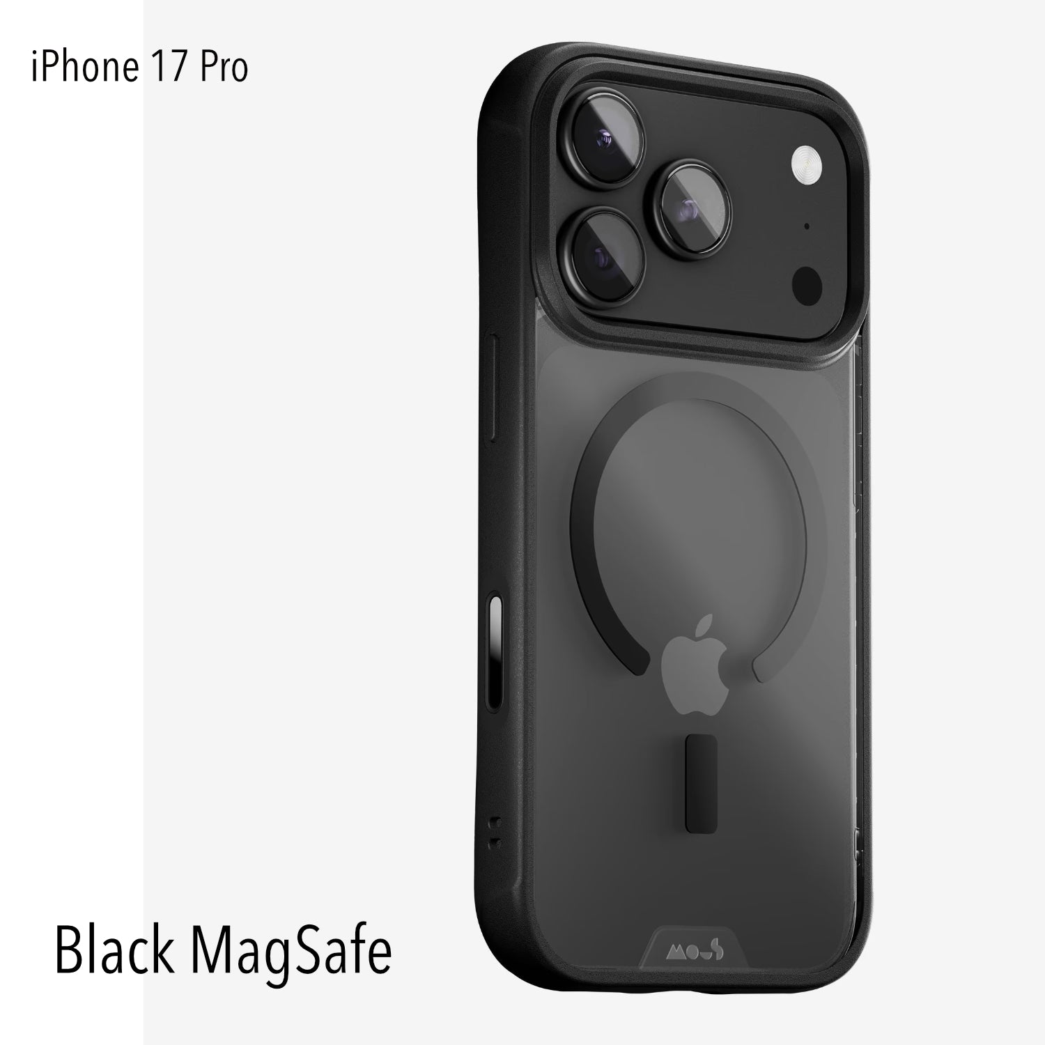 MOUS Clarity Case with Black MagSafe for iPhone 17 Pro & 17 Pro Max