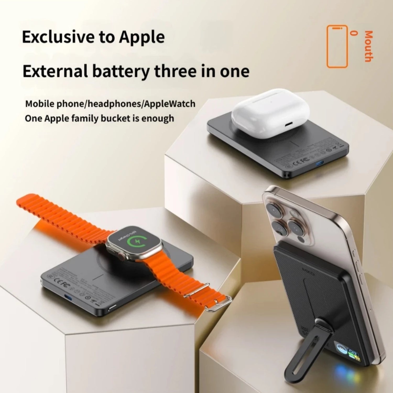 MXD IS6 (5,000 mAh) & i10Pro (10,000 mAh) Qi 2 Powerbank