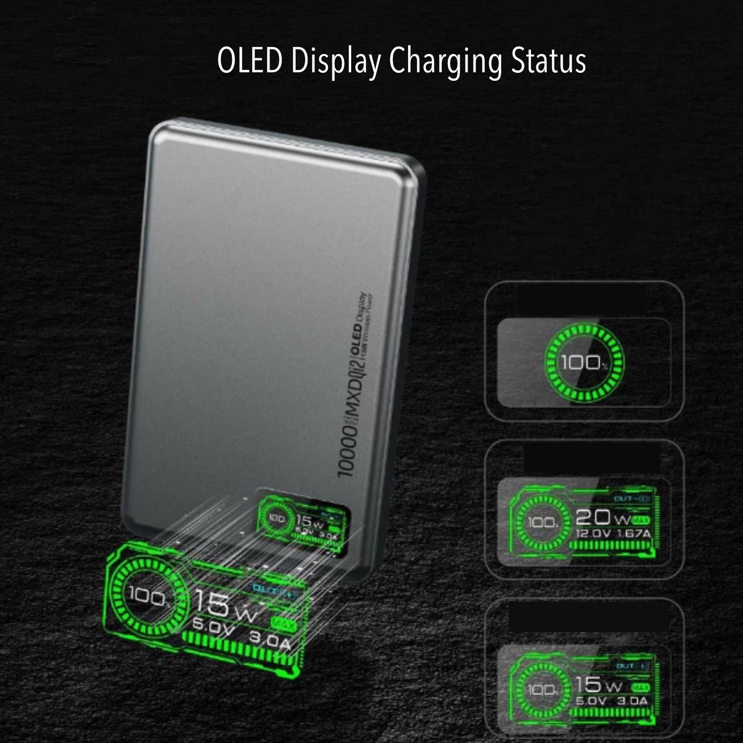 Image 98: MXD P9 Qi 2 3-in-1 Wireless Powerbank