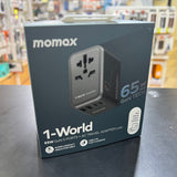 Momax 1-World 65W GaN 5-port Travel Adaptor (3 Colors)