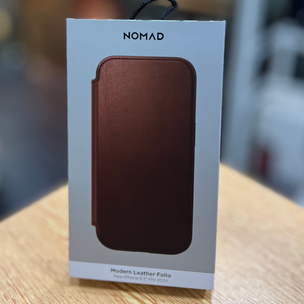 NOMAD Modern Leather Folio for iPhone 16 Pro