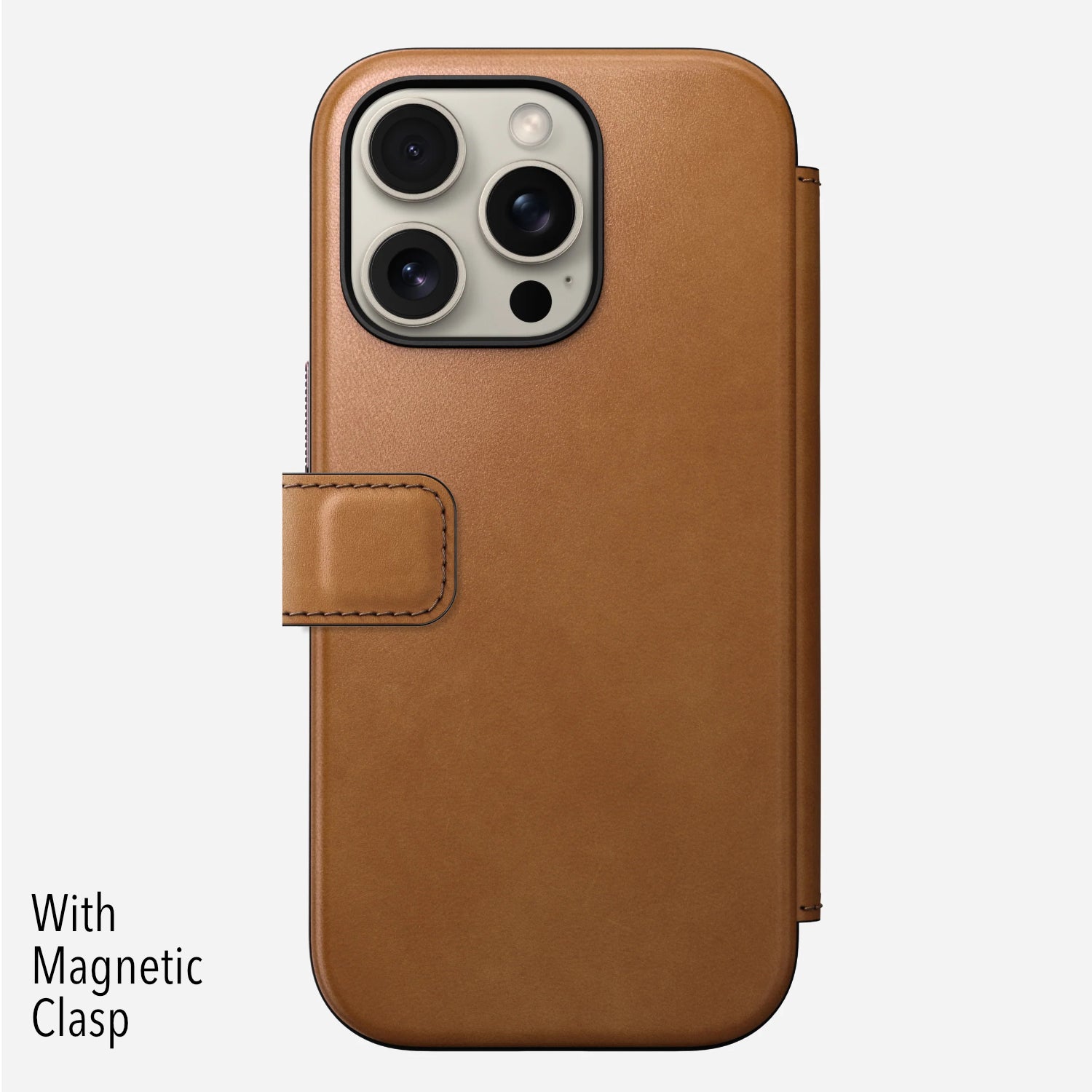NOMAD Modern Leather Folio for iPhone 16 Pro