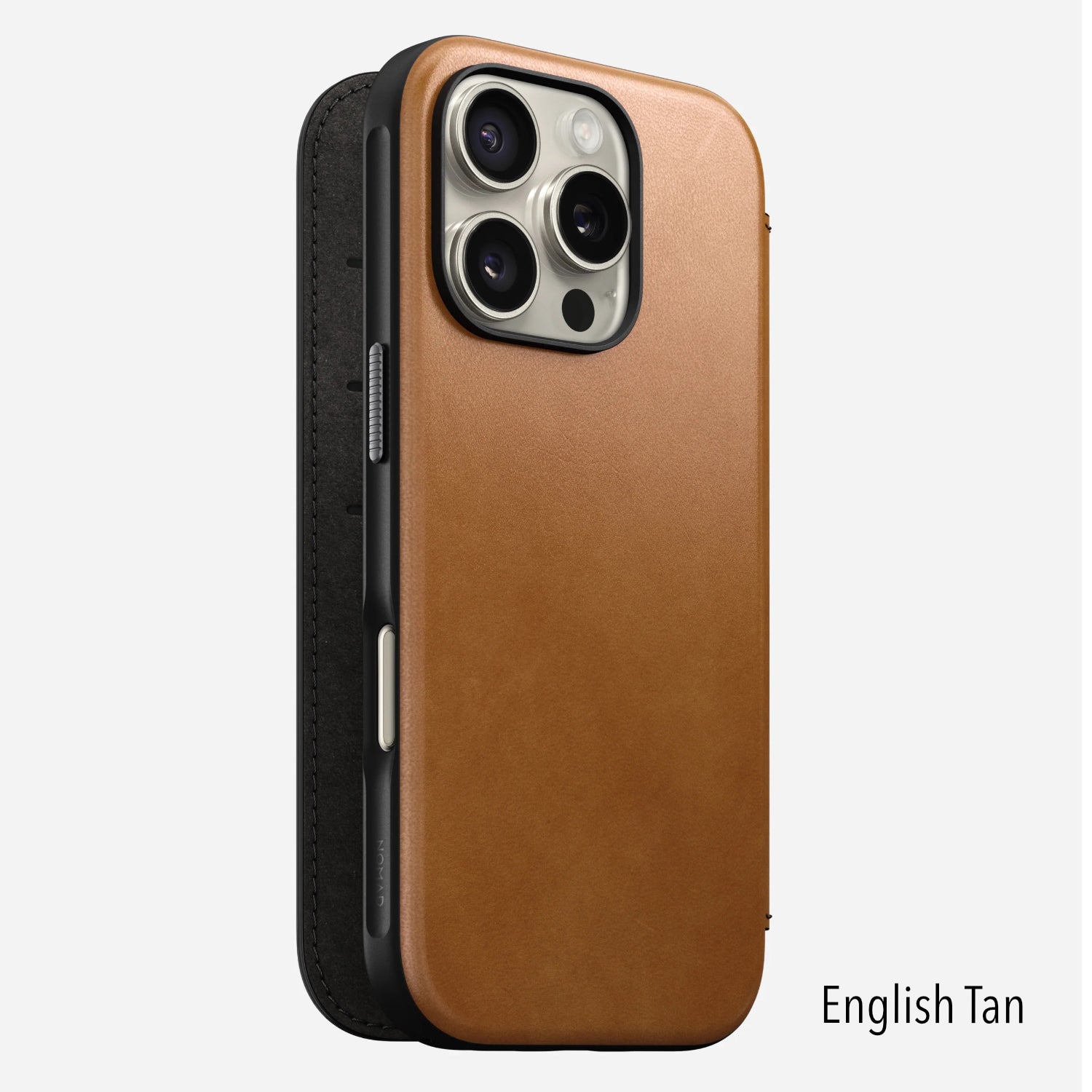NOMAD Modern Leather Folio for iPhone 16 Pro