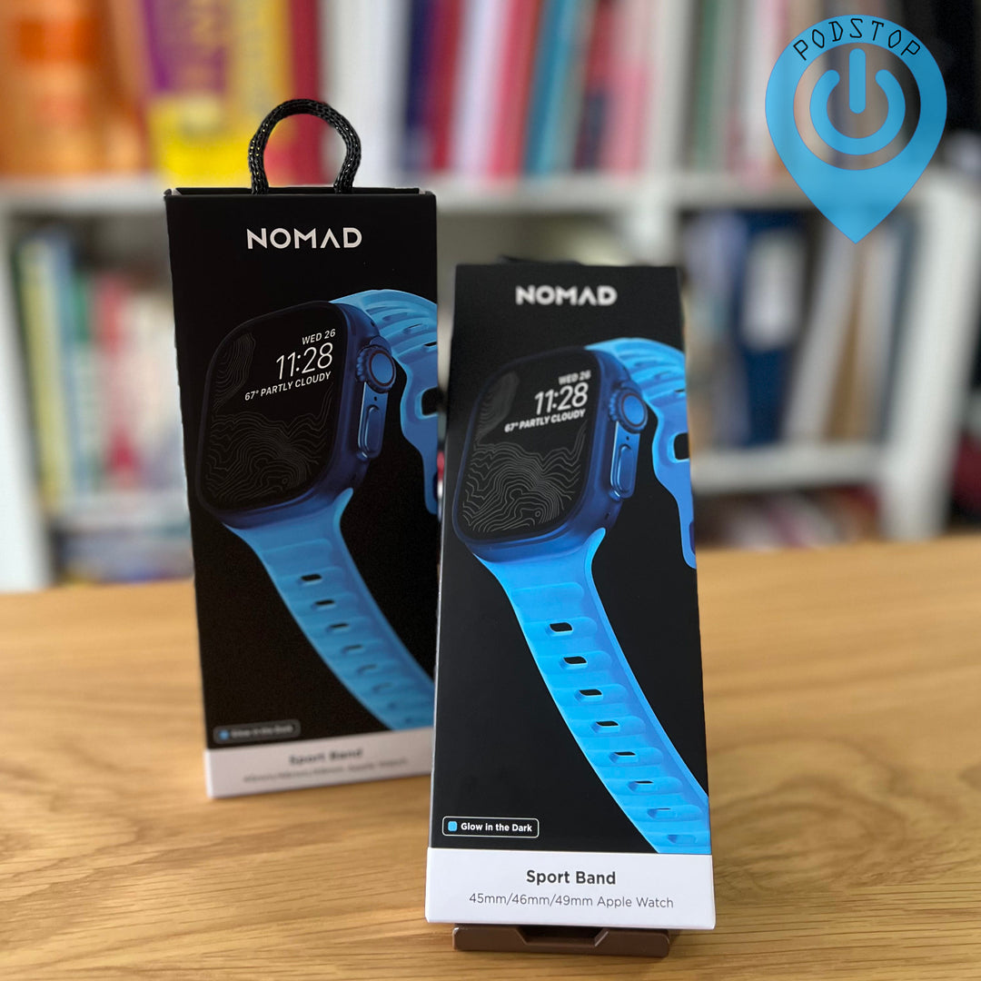 NOMAD Sport Band 42/44/45/46/49mm (Ice Blue Glow) – Podstop