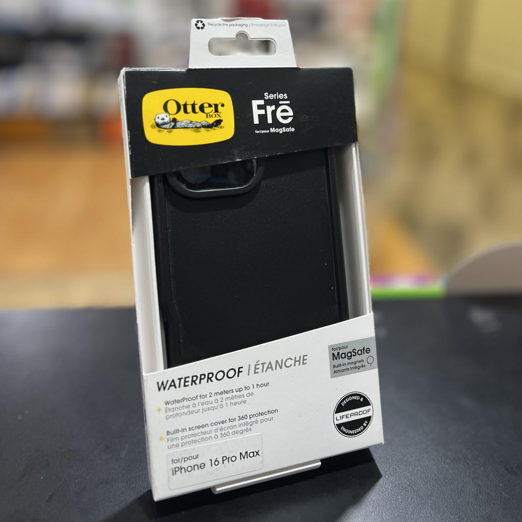 Otterbox FRE Waterproof Case for iPhone 16 pro Max (Black)