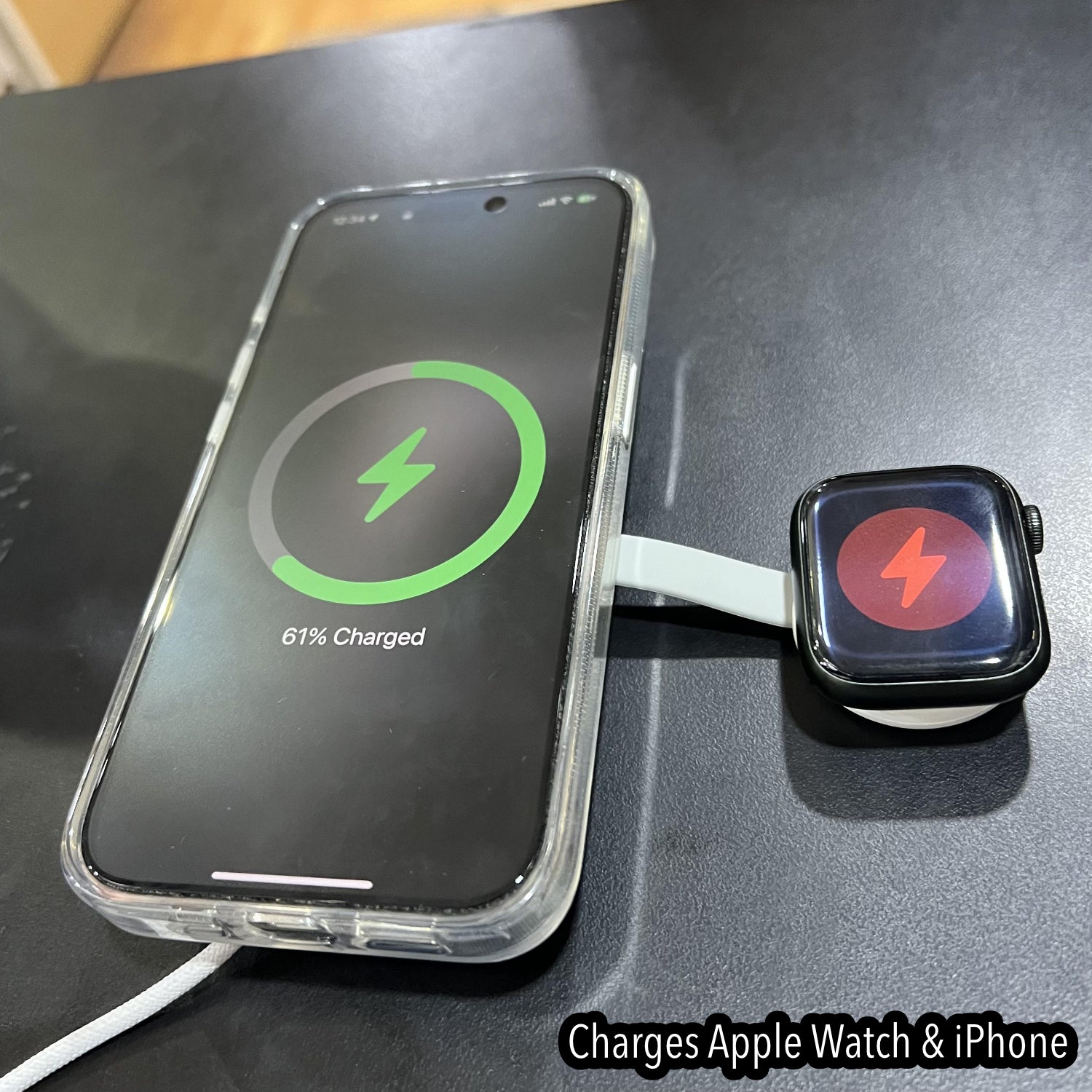 Image 112: PROOVE KNOCKER 2 in 1 Wireless Qi 2 Charger for Apple Watch & Phones