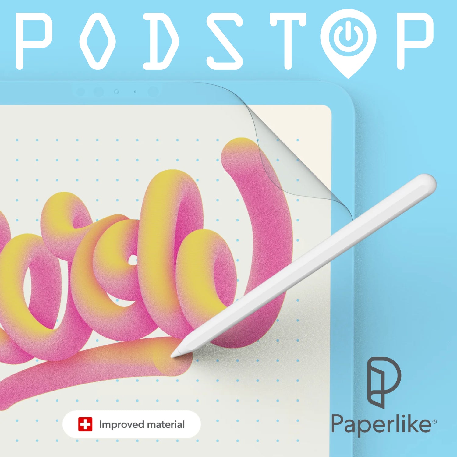 PAPERLIKE 2.1 (2-piece Pack) for iPad Pro 11" (2020-2022) /iPad Air 10.9" (2020-2022)/iPad Pro 12.9" (2018-2021)/iPad Mini 6