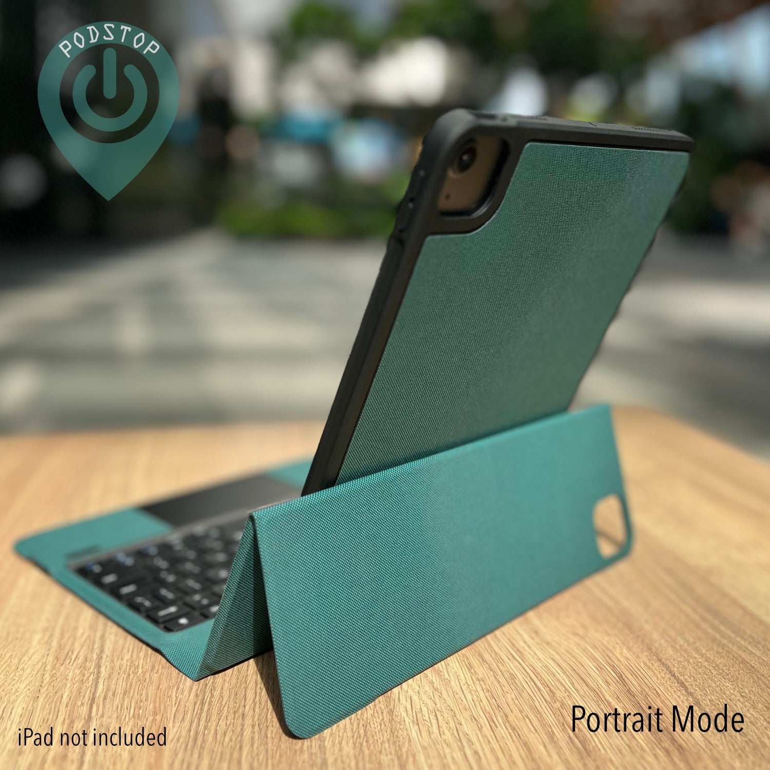 Bluetooth TouchPad Keyboard & Detachable Protective Case for iPad Pro 11" (Gen 1-4) iPad Air 4 & 5 (Forest Green)