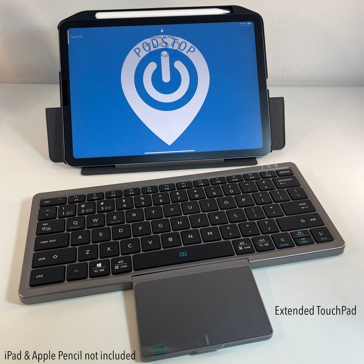 DUX DUCIS BT Portable Keyboard with TouchPad
