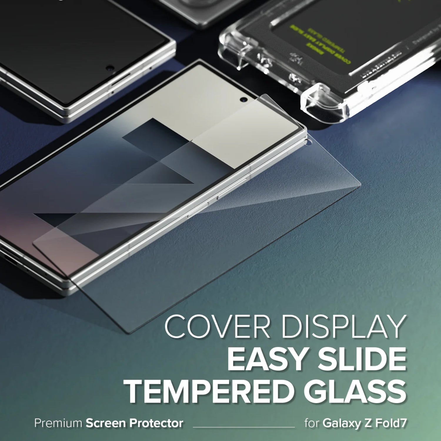 RINGKE Cover Display Easy Slide Protection for Galaxy Fold 7 (Clear)