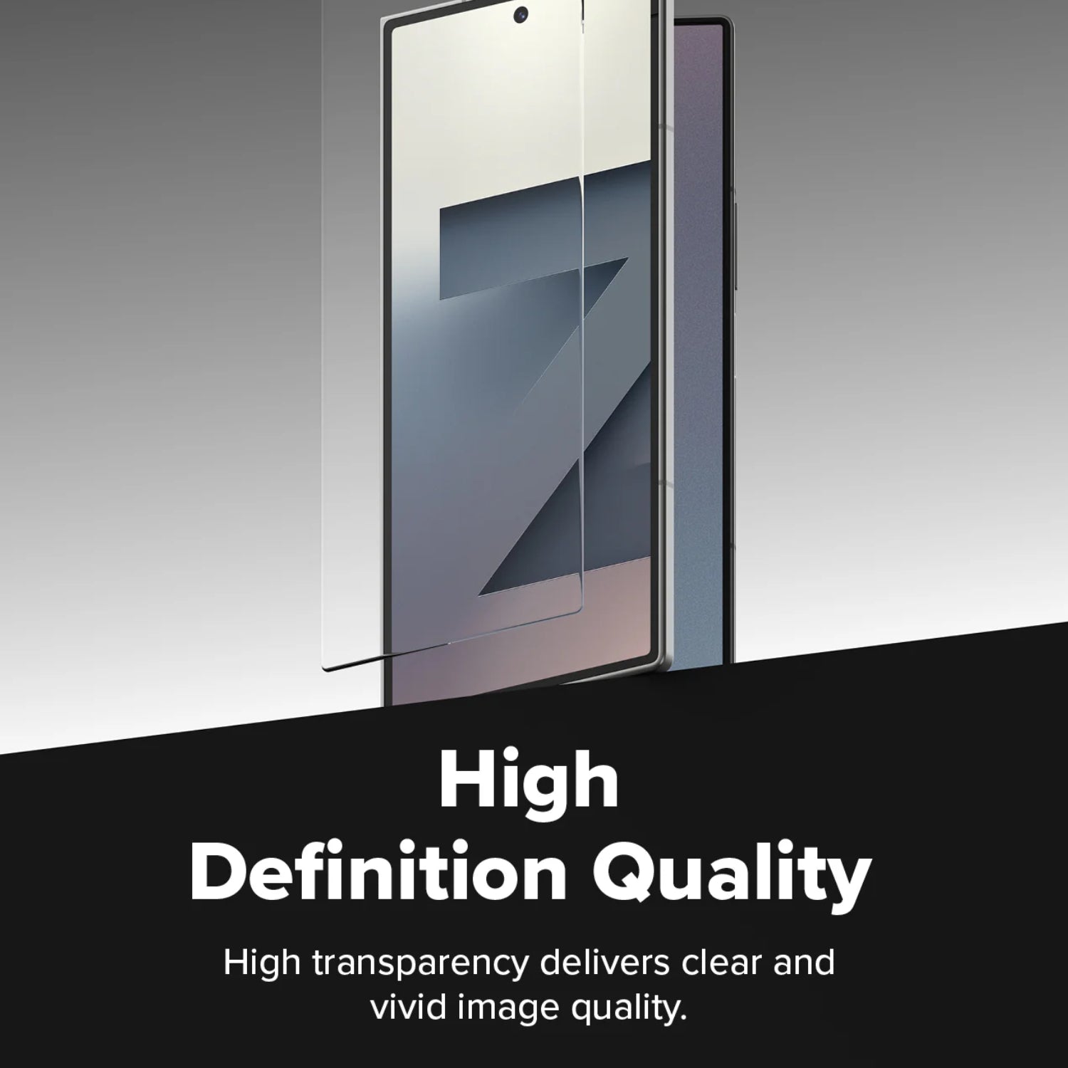 RINGKE Cover Display Easy Slide Protection for Galaxy Fold 7 (Clear)