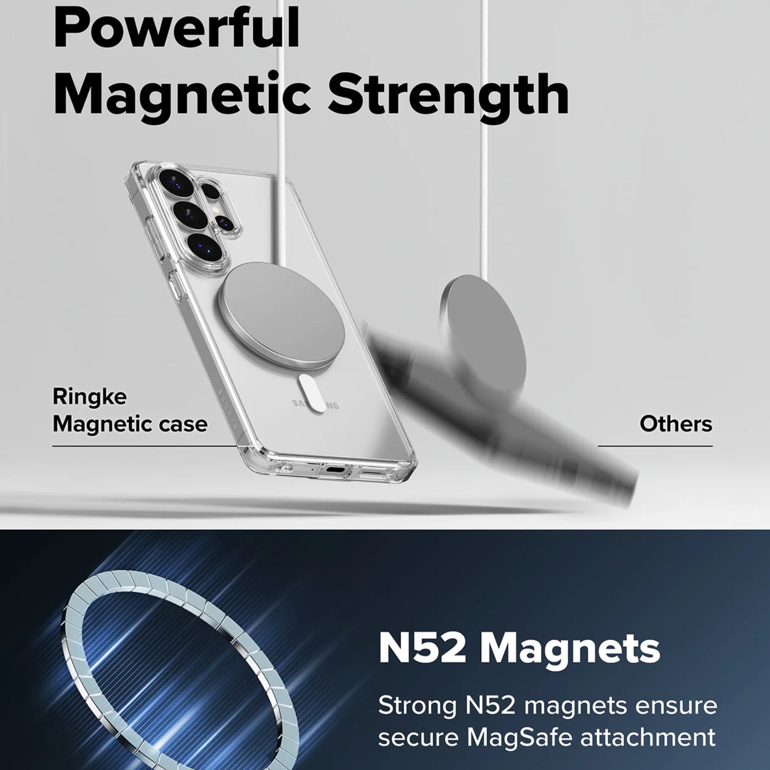 RINGKE Fusion Magnetic Matte Case for S26, S26+ & S26 Ultra