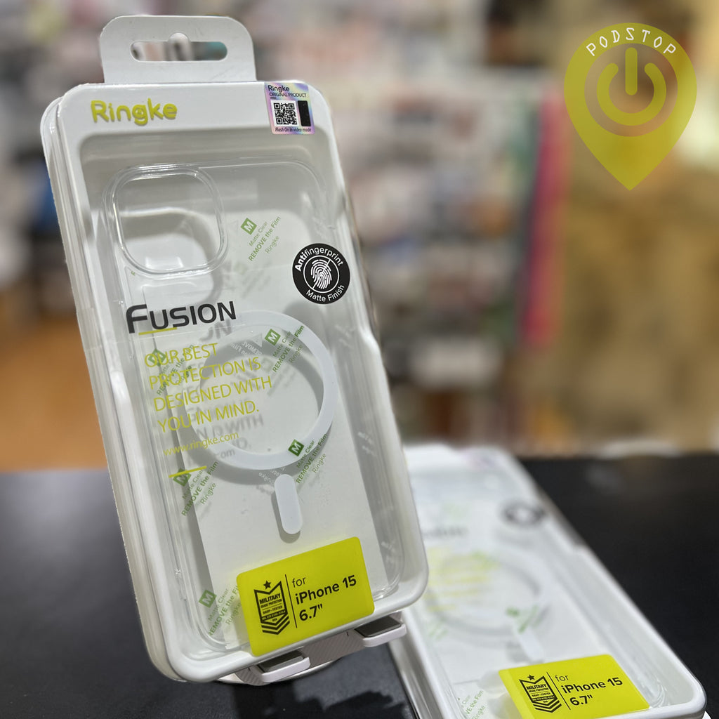 RINGKE Fusion Matte Clear Case for iPhone 15 / 15 Plus / 15 Pro / 15 Pro Max