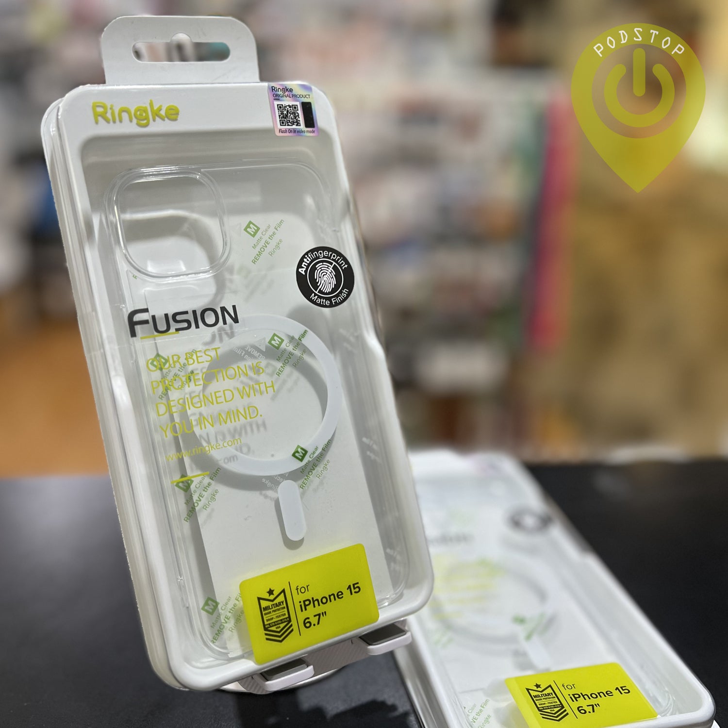 RINGKE Fusion Matte Clear Case for iPhone 15 / 15 Plus / 15 Pro / 15 Pro Max