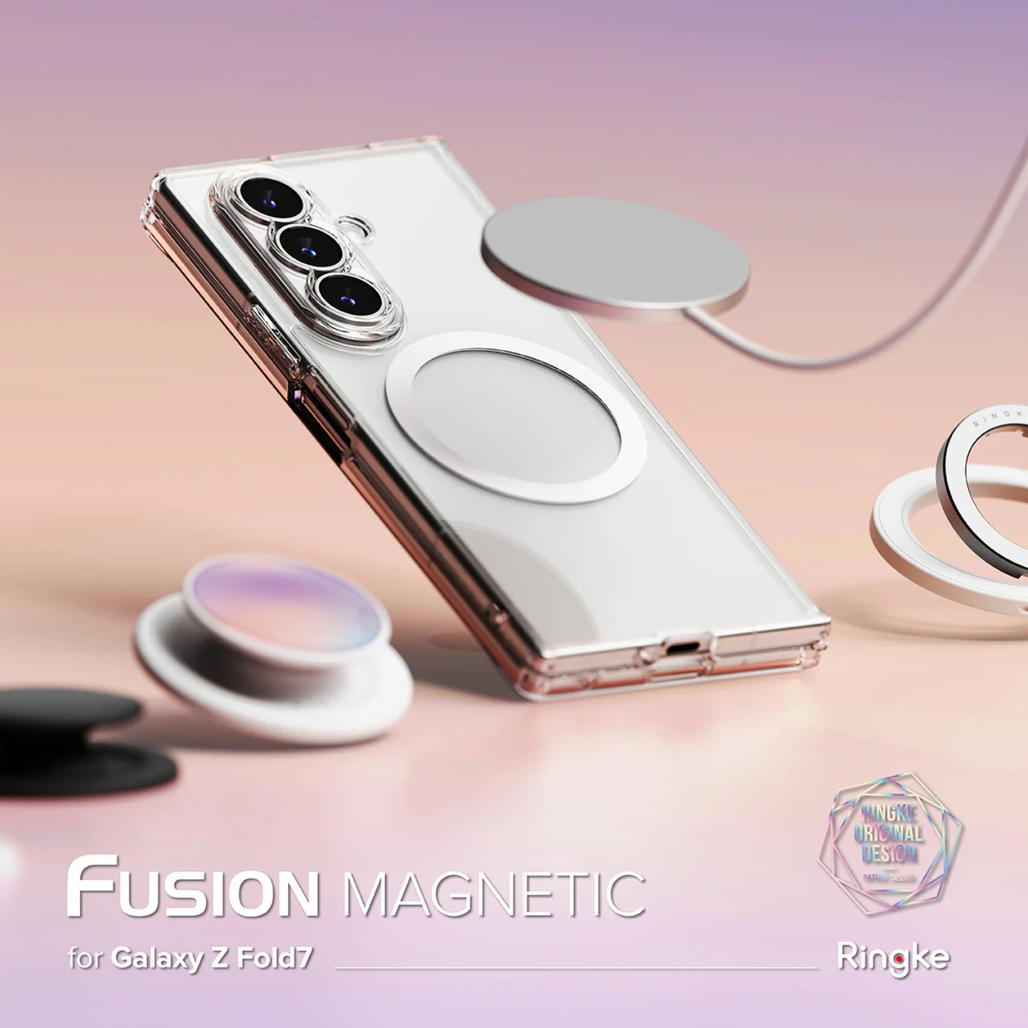 Image 83: RINGKE Fusoin Magnetic Case for Galaxy Fold 7
