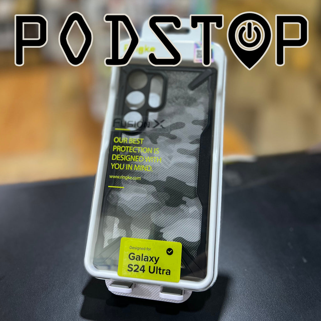 RINGKE Fusion X Camo Black Case for S24 Ultra