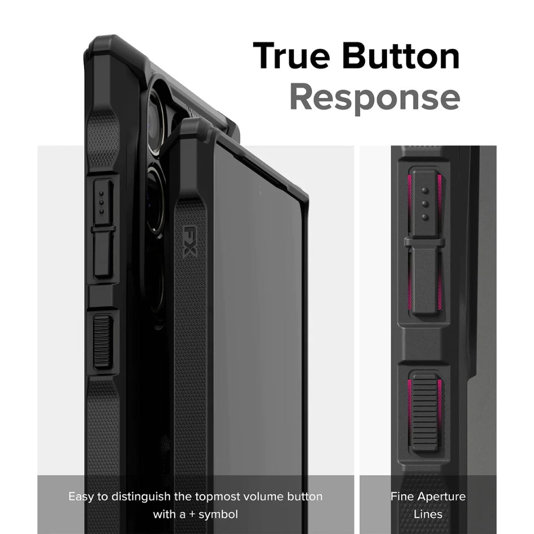 RINGKE Fusion X Camo Black Case for S24 Ultra