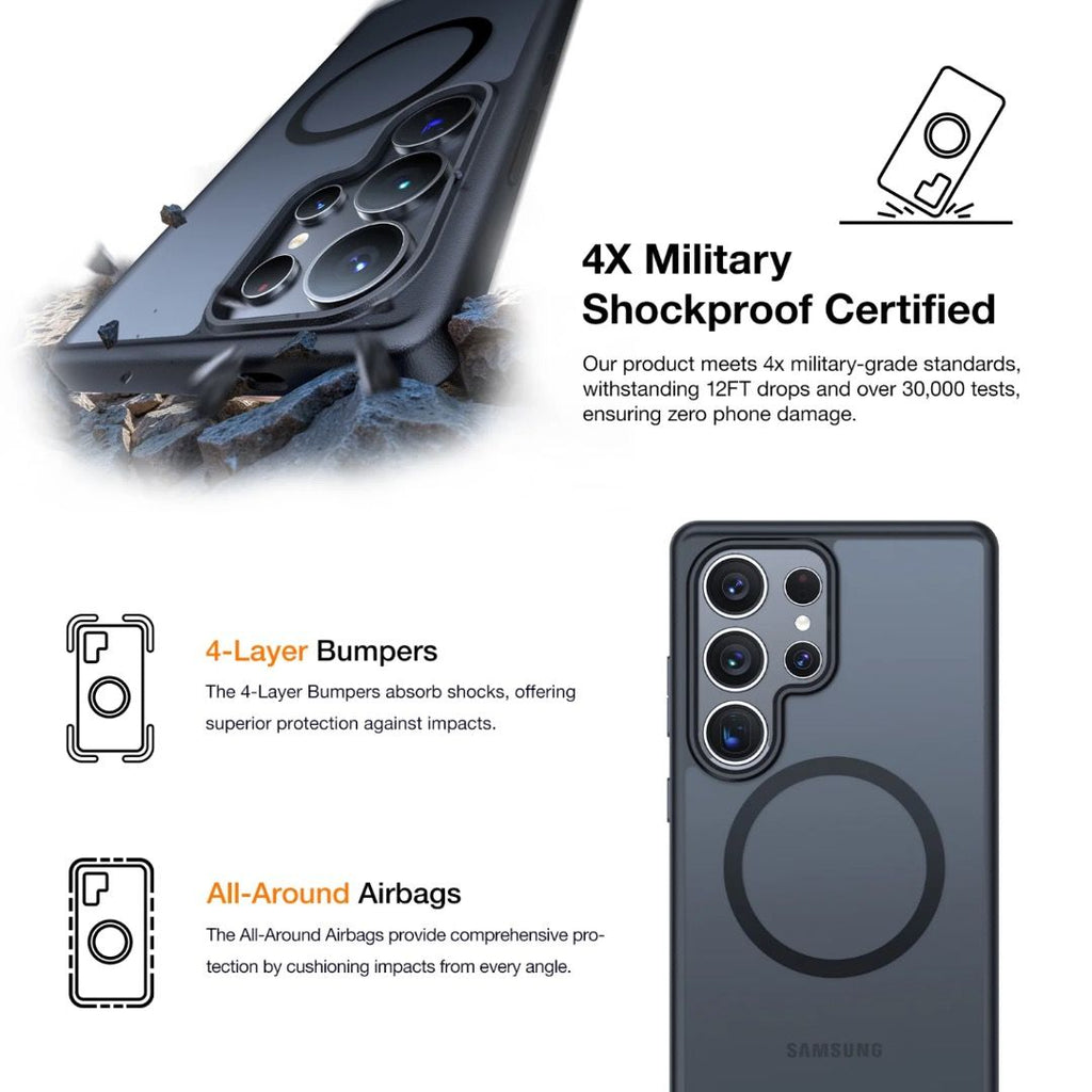 TORRAS Guardian-Mag Case for Samsung S25, S25+ & S25 Ultra