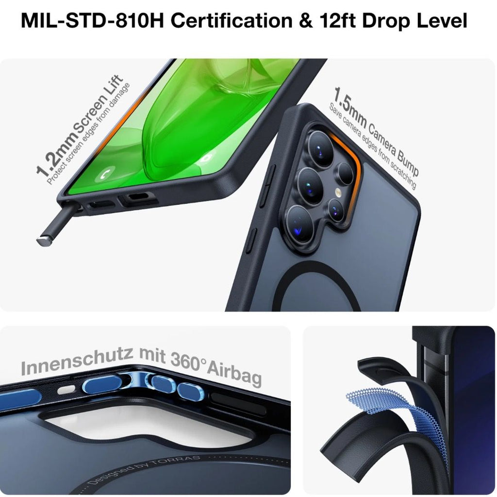 TORRAS Guardian-Mag Case for Samsung S25, S25+ & S25 Ultra