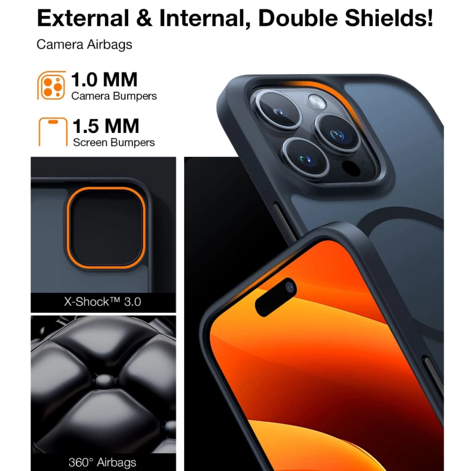 TORRAS Guardian Magnetic Case for iPhone 15 Pro Max