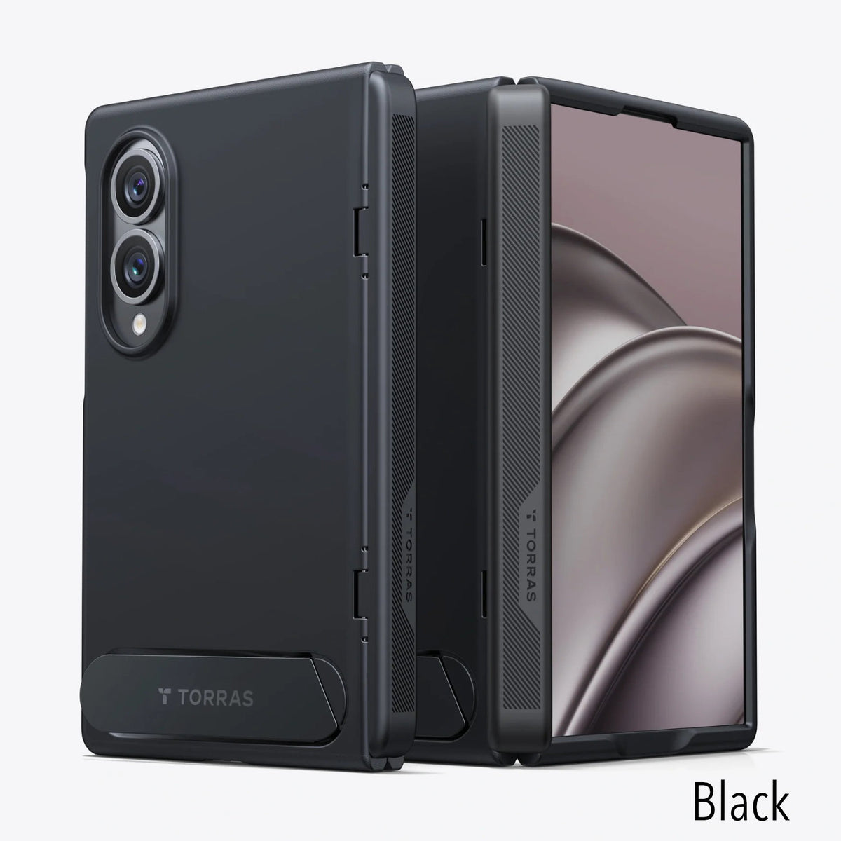 TORRAS OStand L1 Case for Samsung Fold 8 (Black / Purple)
