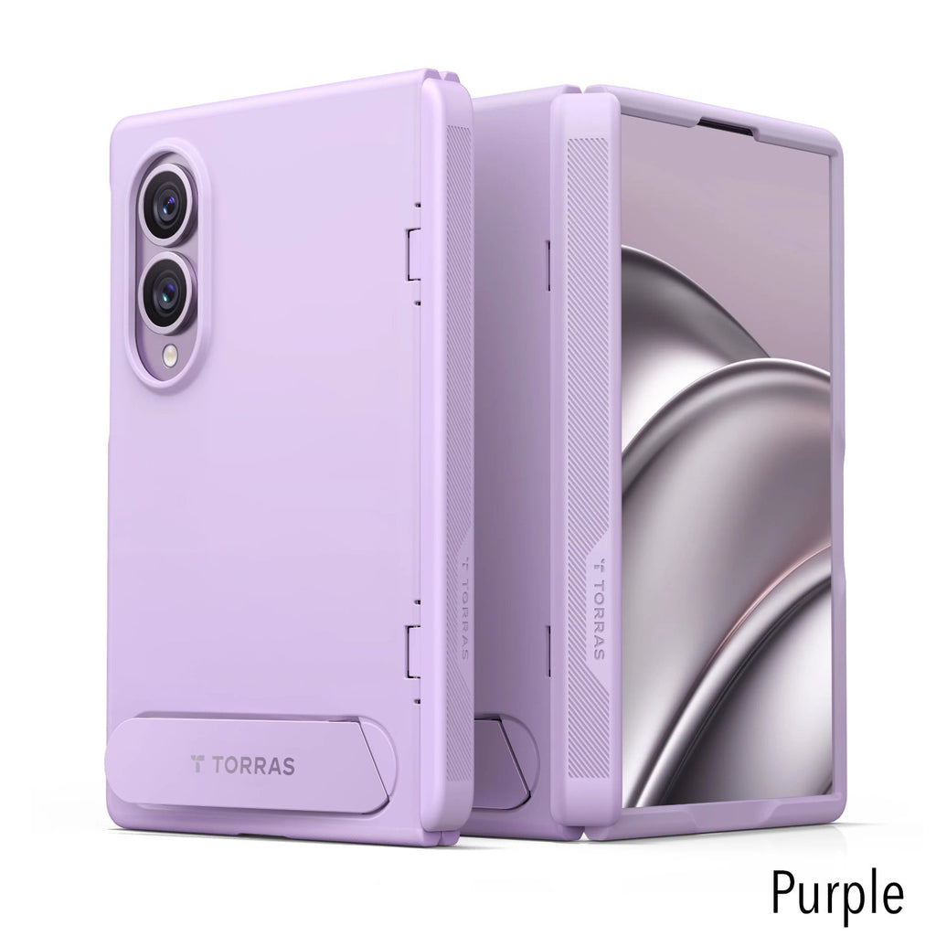 TORRAS OStand L1 Case for Samsung Fold 8 (Black / Purple)