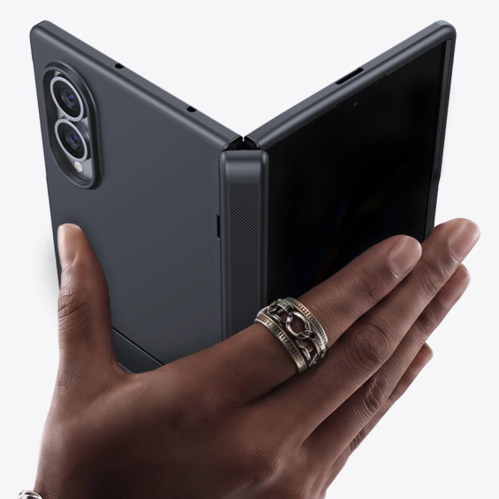 TORRAS OStand L1 Case for Samsung Fold 8 (Black / Purple)