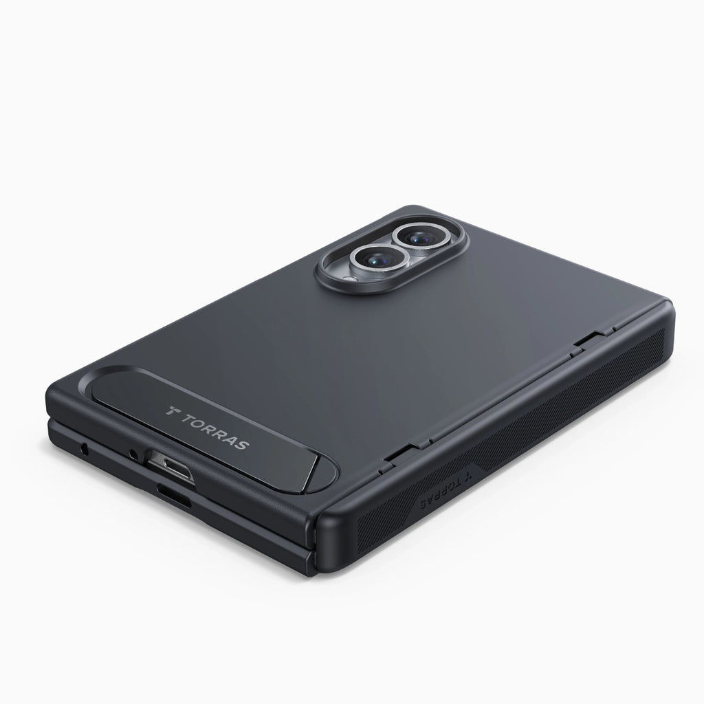 TORRAS OStand L1 Case for Samsung Fold 8 (Black / Purple)