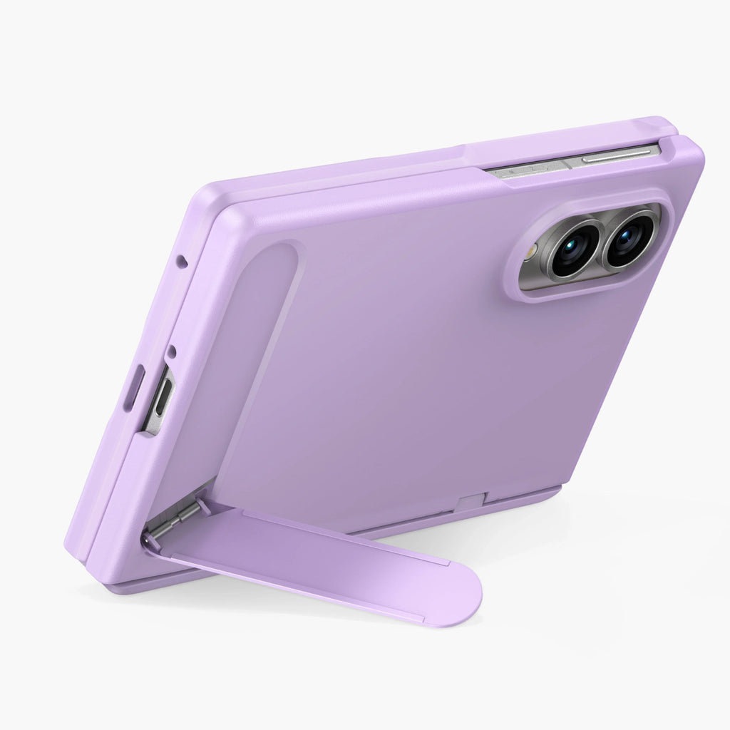 TORRAS OStand L1 Case for Samsung Fold 8 (Black / Purple)