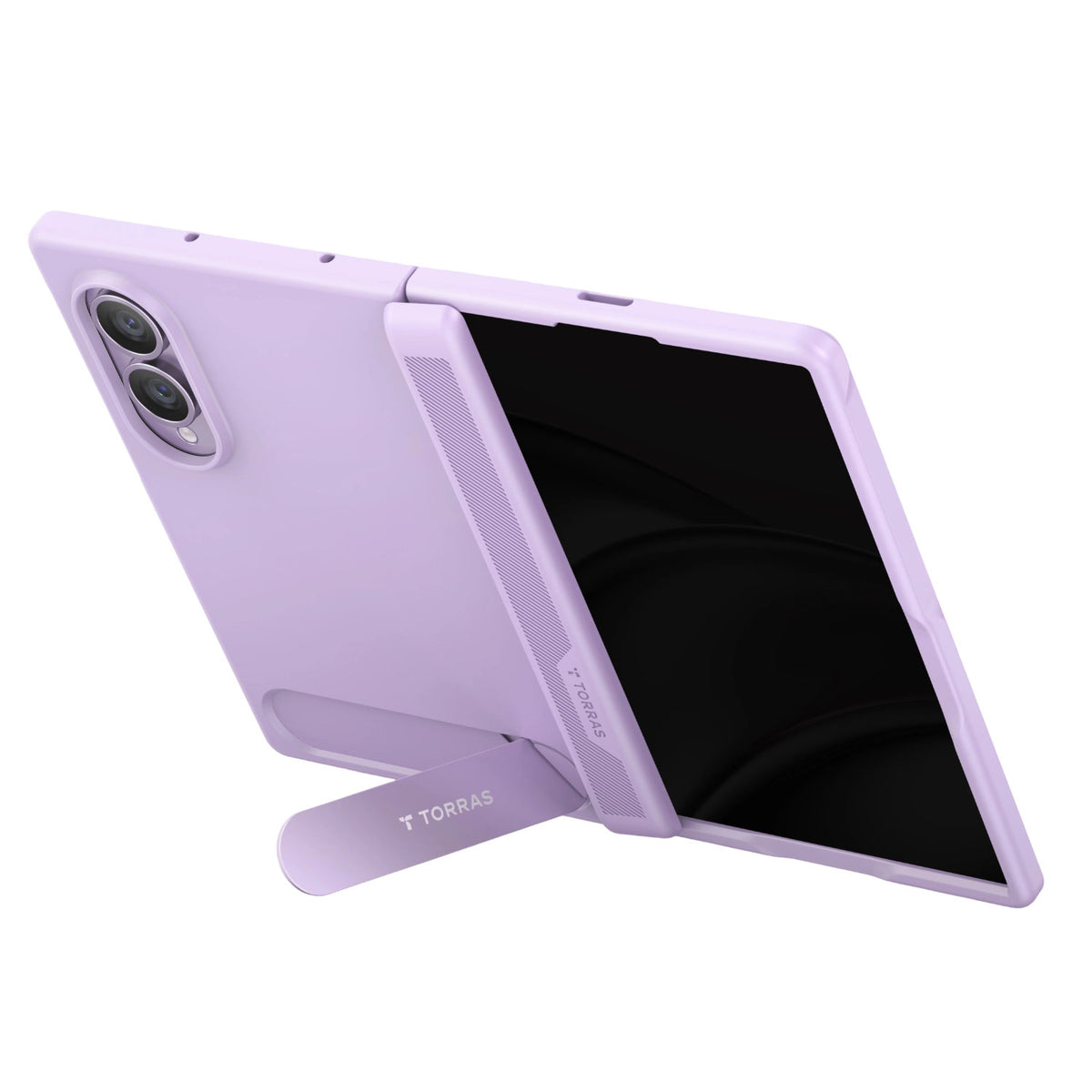 TORRAS OStand L1 Case for Samsung Fold 8 (Black / Purple)