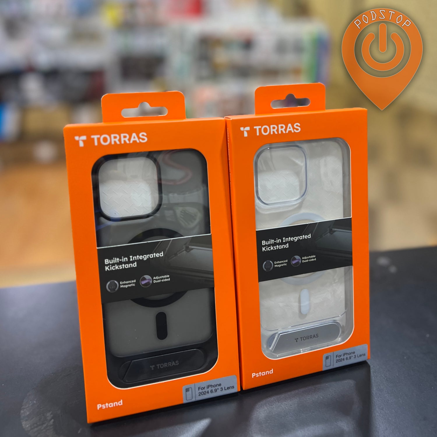 TORRAS Pstand MagSafe Case for iPhone 16 Pro Max & 16 Pro (3 Colours)