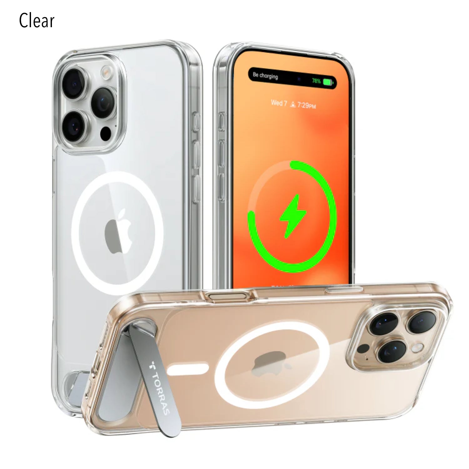 TORRAS Pstand MagSafe Case for iPhone 16 Pro Max & 16 Pro (3 Colours)