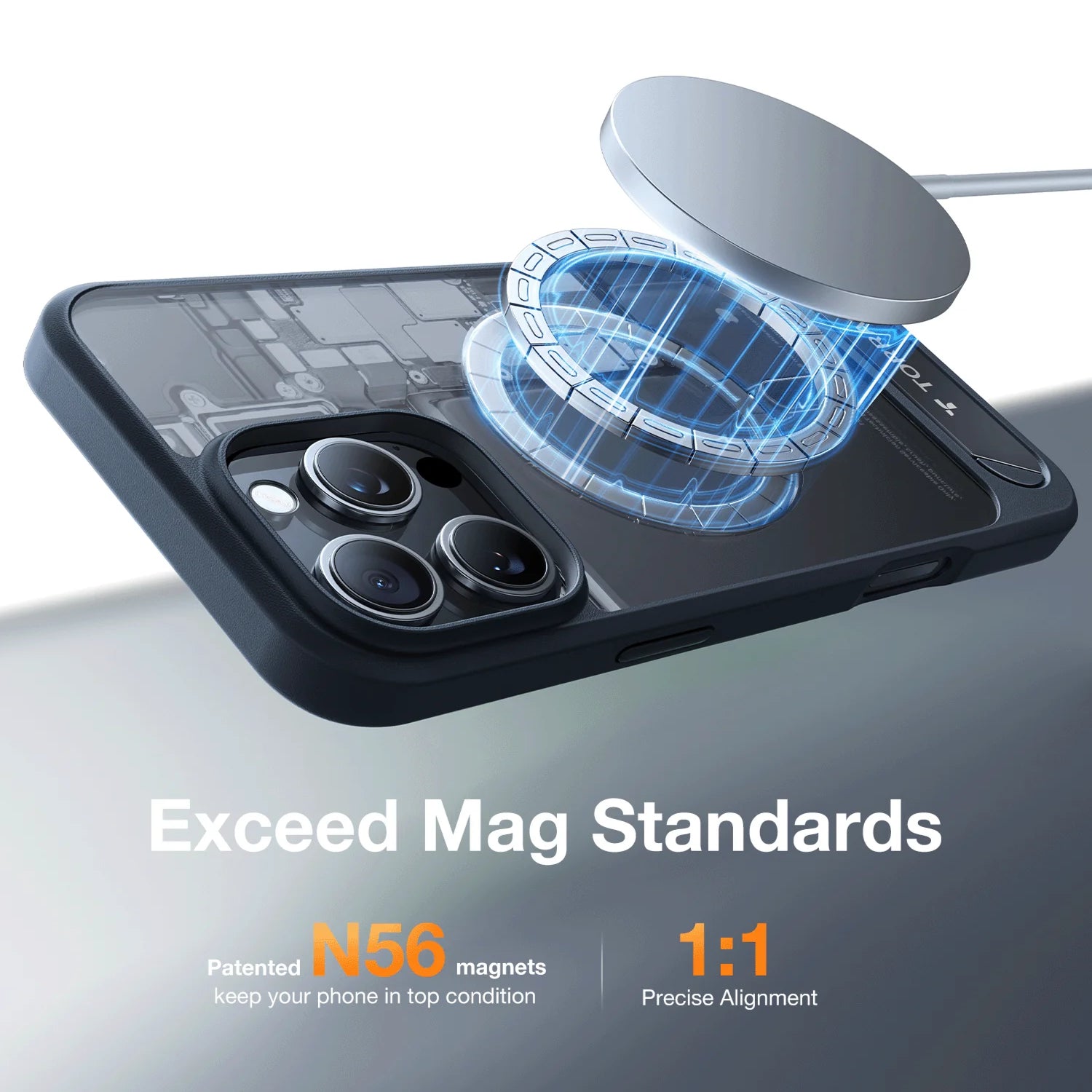 TORRAS Pstand MagSafe Case for iPhone 16 Pro Max & 16 Pro (3 Colours)
