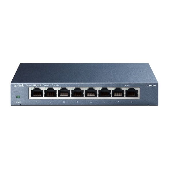 TP-Link 8-Port Gigabit 10/100/1000Mbps Desktop Switch (1 Year Warranty)