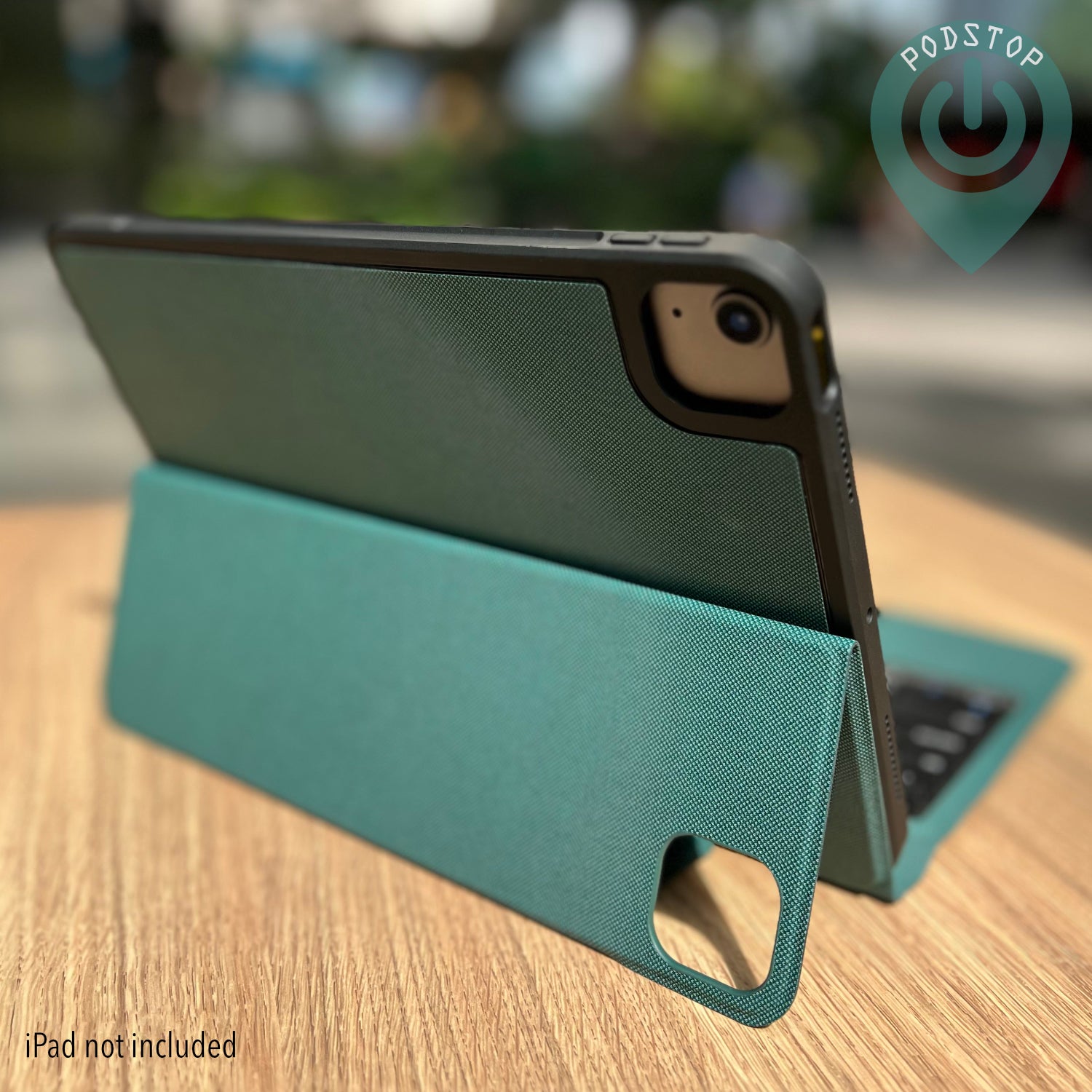 Bluetooth TouchPad Keyboard & Detachable Protective Case for iPad Pro 11" (Gen 1-4) iPad Air 4 & 5 (Forest Green)