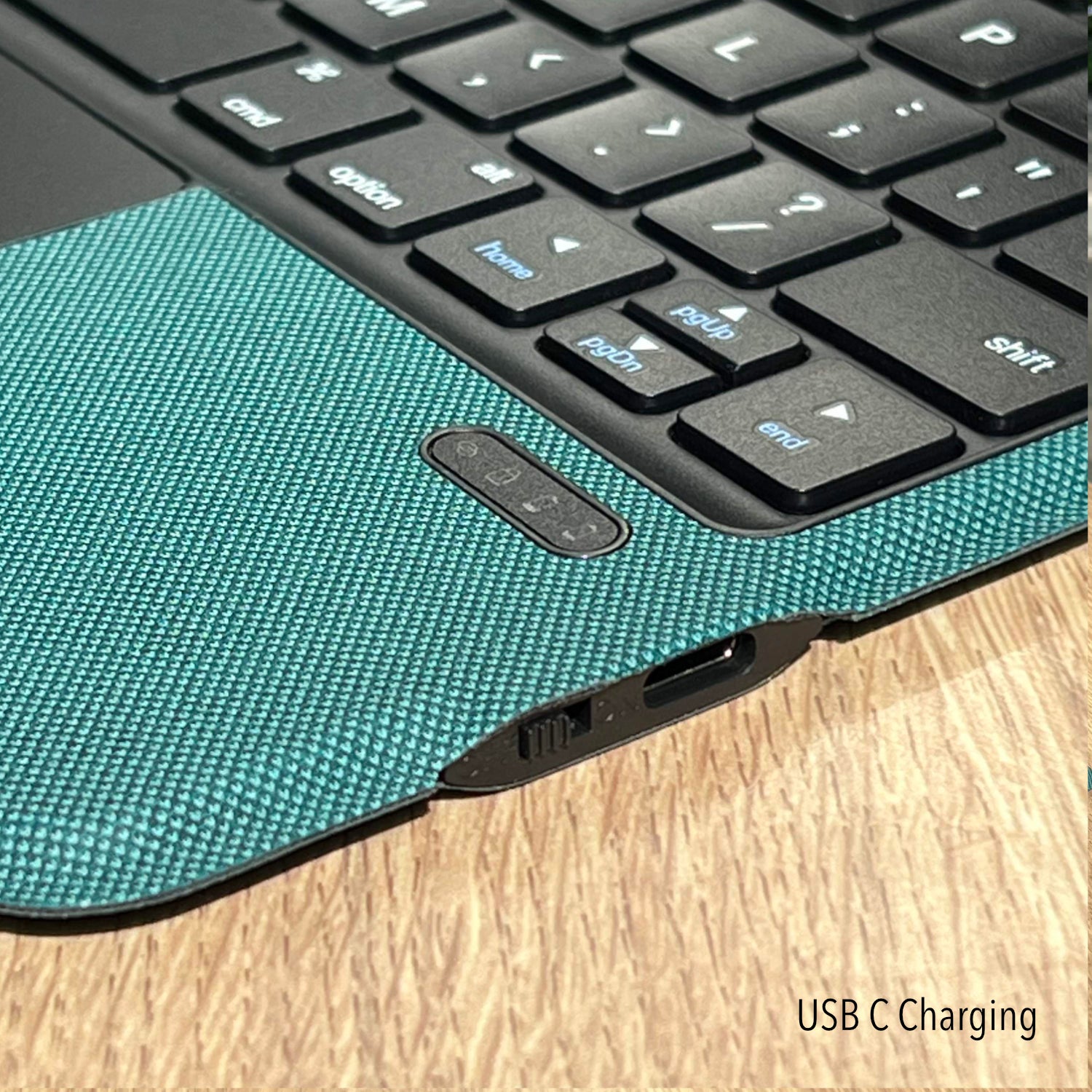 Bluetooth TouchPad Keyboard & Detachable Protective Case for iPad Pro 11" (Gen 1-4) iPad Air 4 & 5 (Forest Green)