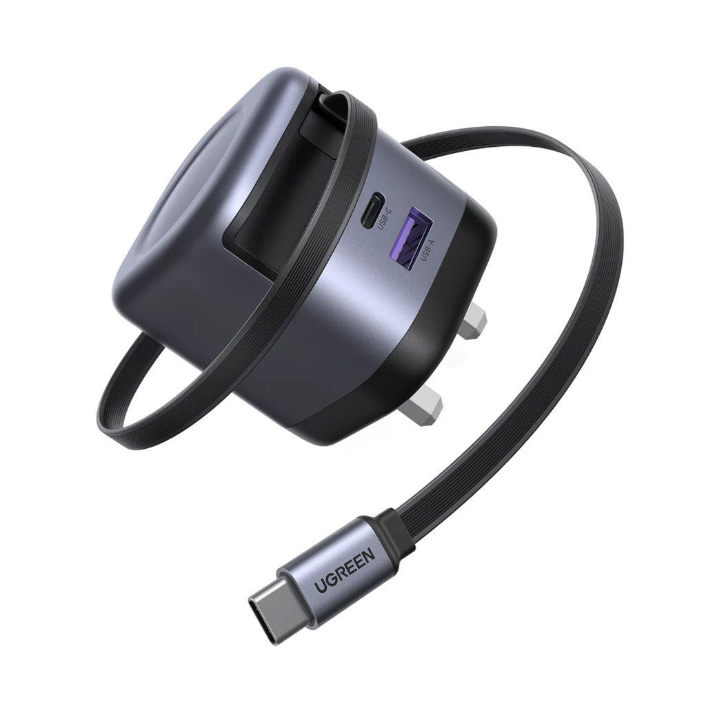 UGREEN Nexode Pro 45W GaN Charger with Retractable C-Cable