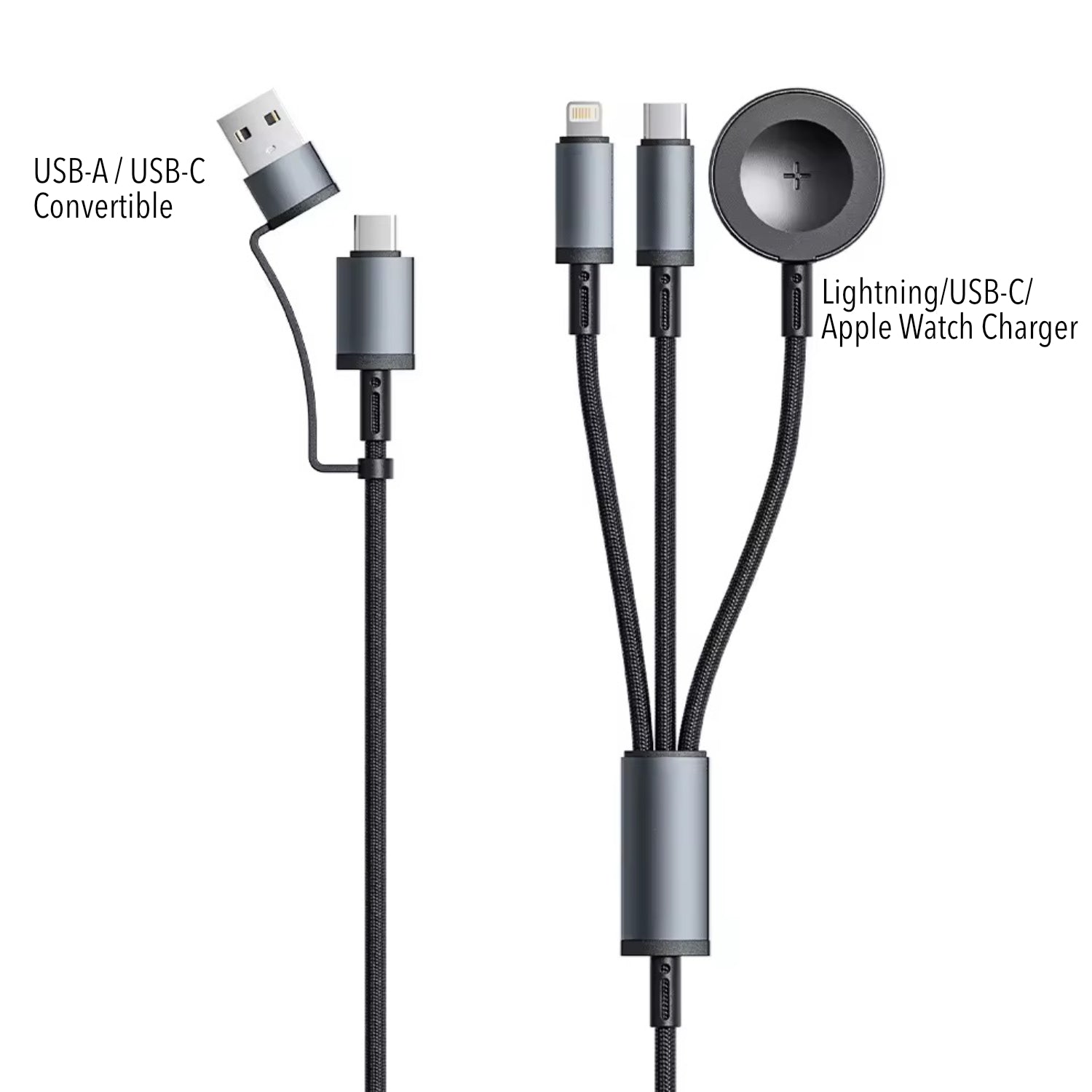 100W USBA/USBC to Lightning/USBC/Apple Watch Charger
