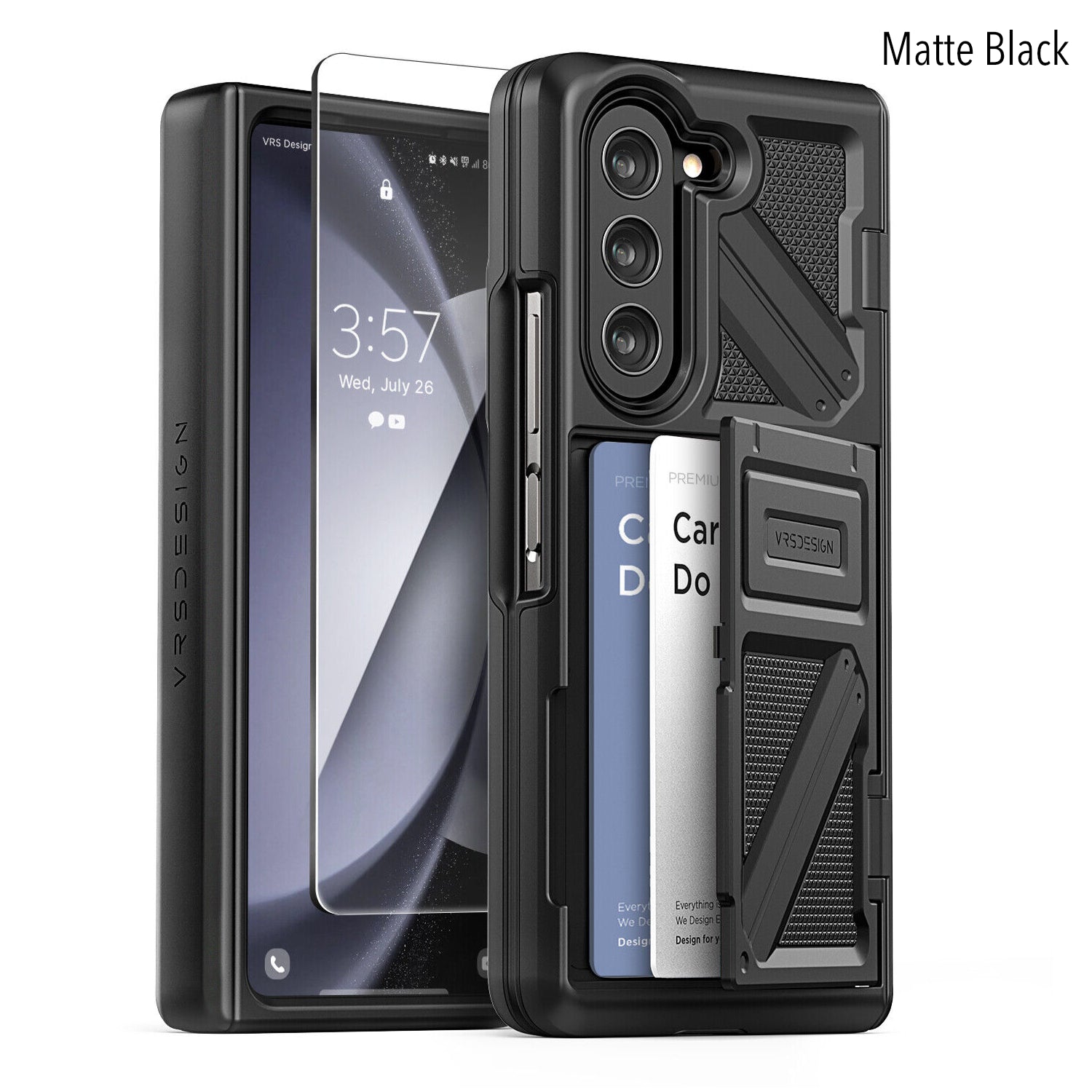 VRS DESIGN Ultimate Go Case for Galaxy Fold 5 (Black)