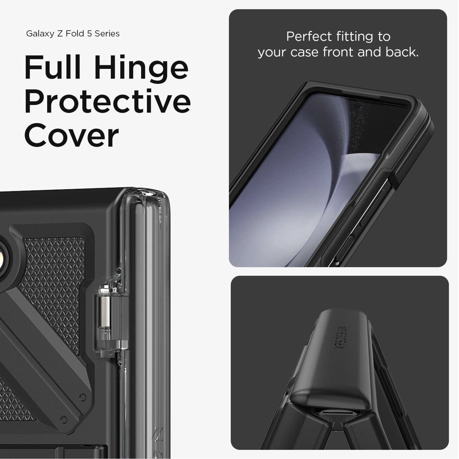 VRS DESIGN Ultimate Go Case for Galaxy Fold 5 (Black)