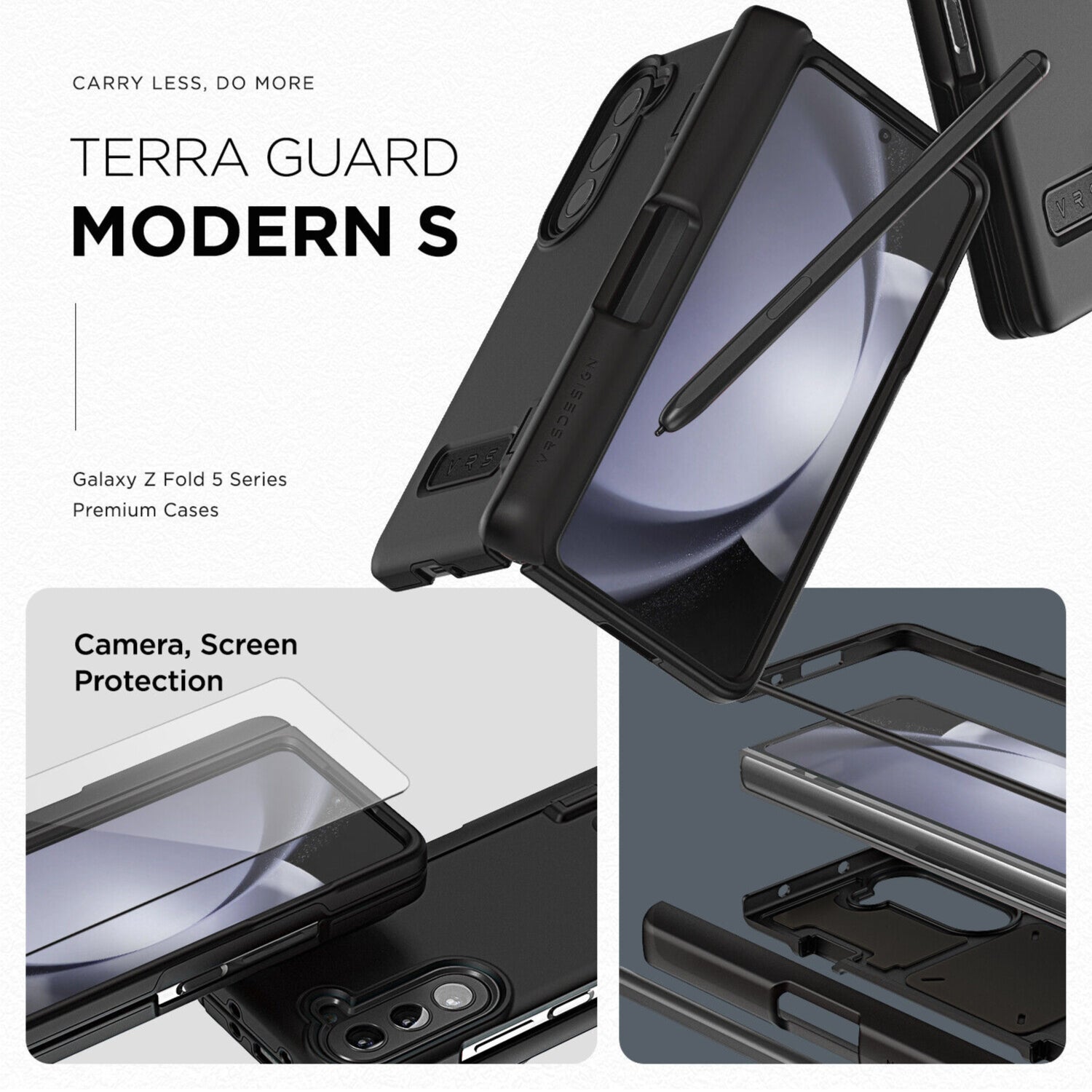 VRS Design Modern S Case (with S Pen Cover) for Galaxy Fold 5 (2 Colors)