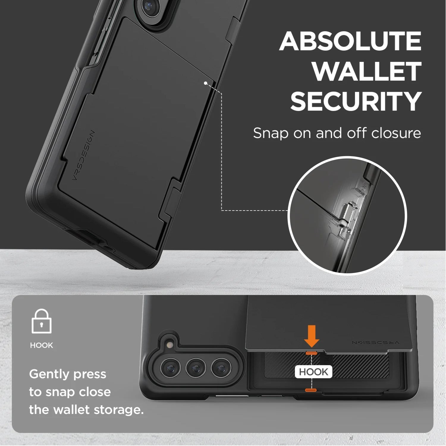 VRS Design Terra Guard Modern S Case for Samsung Galaxy Z Fold 5