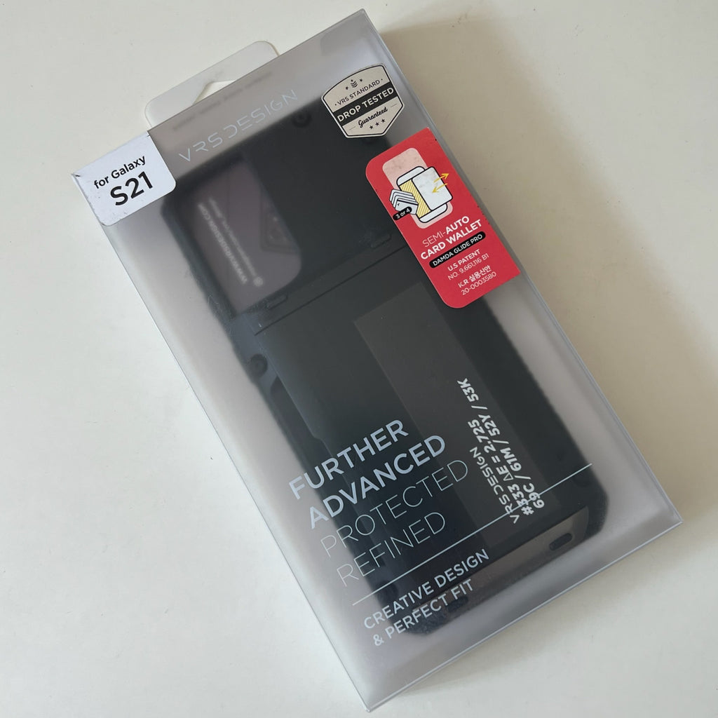 VRS Glide Pro Case for Samsung S21 (Black)