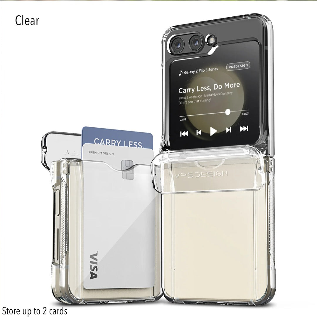 VRS DESIGN Modern Go Case for Galaxy Flip 5 (Clear)