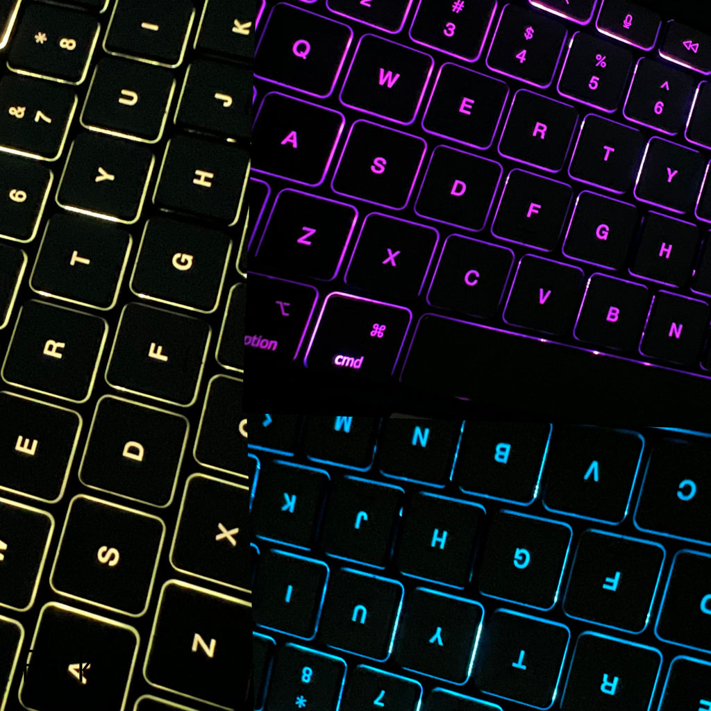Bluetooth Magic Backlit Keyboard with Touchpad for iPad Pro 11" (Gen 1-4)/ Air 4 & 5/ iPad Gen 10